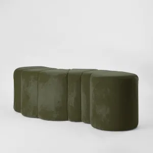 Ridge Bench Ottoman Olive by MRD Home, a Ottomans for sale on Style Sourcebook