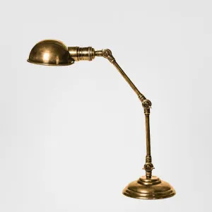 Stamford Desk Lamp Antique Brass by Emac & Lawton, a Desk Lamps for sale on Style Sourcebook