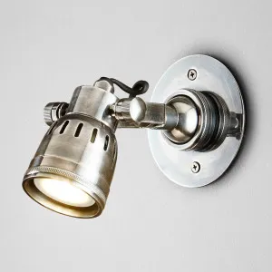 Seattle Short Arm Wall Light Silver by Emac & Lawton, a Wall Lighting for sale on Style Sourcebook