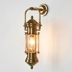 Lisbon Outdoor Wall Light Antique Brass by Emac & Lawton, a Wall Lighting for sale on Style Sourcebook