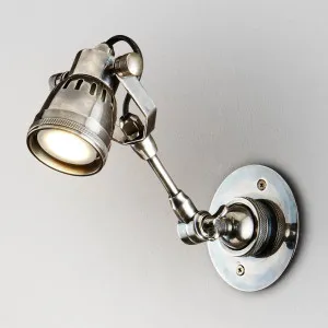 Seattle Long Arm Wall Light Silver by Emac & Lawton, a Wall Lighting for sale on Style Sourcebook