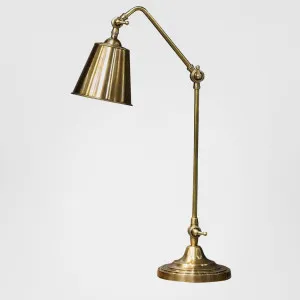 Cuba Table Lamp Antique Brass by Emac & Lawton, a Desk Lamps for sale on Style Sourcebook