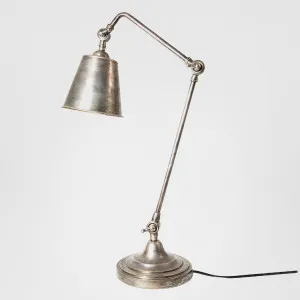 Cuba Table Lamp Antqiue Silver by Emac & Lawton, a Desk Lamps for sale on Style Sourcebook