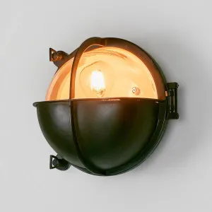 Vienna Outdoor Wall Light Black by Emac & Lawton, a Wall Lighting for sale on Style Sourcebook