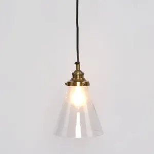 Gadsden Ceiling Pendant Extra Small Antique Brass by Emac & Lawton, a Pendant Lighting for sale on Style Sourcebook