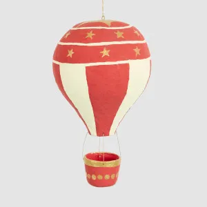 Mache Hot Air Balloon Large Red by Vixen & Velvet, a Christmas for sale on Style Sourcebook
