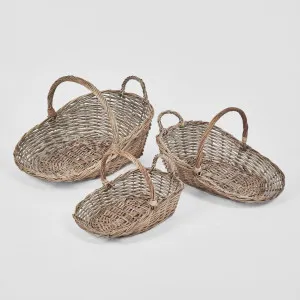 Willow Trug Set of 3 by PERFECT PIECES, a Baskets & Boxes for sale on Style Sourcebook