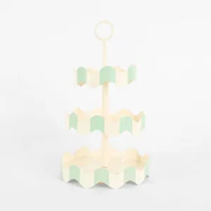 Ciao Bella 3 Tier Stand Green & White by Vixen & Velvet, a Christmas for sale on Style Sourcebook