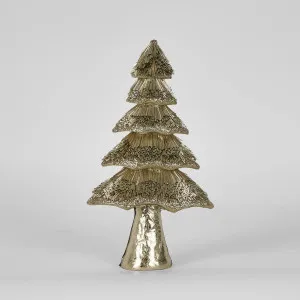 Allu Gilt Fir Tree SML by Vixen & Velvet, a Christmas for sale on Style Sourcebook