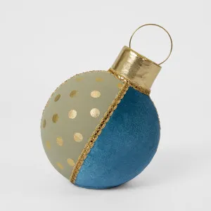 Carnival Bauble Blue & Green by Vixen & Velvet, a Christmas for sale on Style Sourcebook