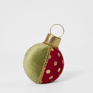 Carnival Bauble Red & Green by Vixen & Velvet, a Christmas for sale on Style Sourcebook