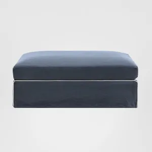 Marbella Ottoman Navy by OneWorld Collection, a Ottomans for sale on Style Sourcebook