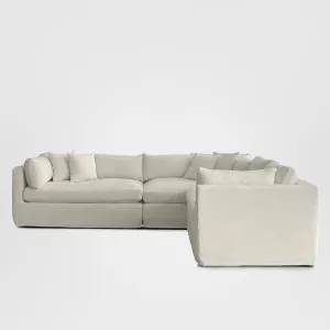Marbella Modular Sofa Ivory - Right Facing by OneWorld Collection, a Sofas for sale on Style Sourcebook