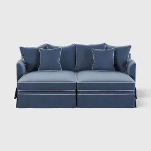 Noosa Double Chaise Daybed Navy by OneWorld Collection, a Sofas for sale on Style Sourcebook
