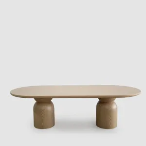 Olive Dining Table Oval Oak 240cm by MRD Home, a Dining Tables for sale on Style Sourcebook