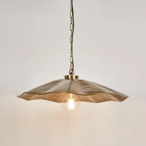Melville Ceiling Pendant Hammered Antique Brass by Emac & Lawton, a Pendant Lighting for sale on Style Sourcebook