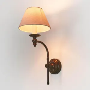 Soho Curved Wall Light Base Bronze by Emac & Lawton, a Wall Lighting for sale on Style Sourcebook