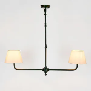 Sheridan Two Arm Pendant Black by Emac & Lawton, a Pendant Lighting for sale on Style Sourcebook