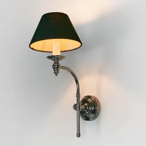 Soho Curved Wall Light Base Shiny Nickel by Emac & Lawton, a Wall Lighting for sale on Style Sourcebook