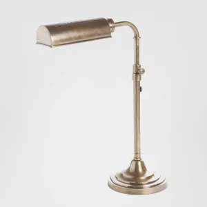 Brooklyn Desk Lamp Antique Brass by Emac & Lawton, a Desk Lamps for sale on Style Sourcebook