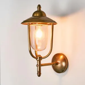 Pier Outdoor Wall Light Antique Brass by Emac & Lawton, a Wall Lighting for sale on Style Sourcebook