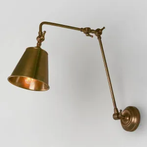 Cromwell Wall Light Brass by Emac & Lawton, a Wall Lighting for sale on Style Sourcebook