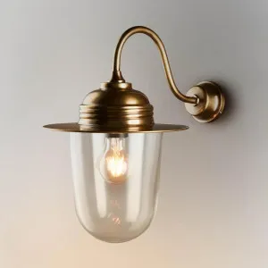 Stanmore Outdoor Wall Light Antique Brass by Emac & Lawton, a Wall Lighting for sale on Style Sourcebook