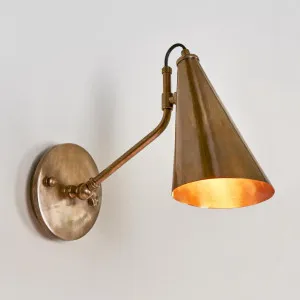 Cloudy Bay Wall Light Antique Brass by Emac & Lawton, a Wall Lighting for sale on Style Sourcebook