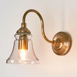 Plaza Wall Light Antique Brass by Emac & Lawton, a Wall Lighting for sale on Style Sourcebook
