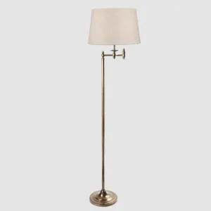 Macleay Floor Lamp Base Antique Brass- Base Only by Emac & Lawton, a Floor Lamps for sale on Style Sourcebook