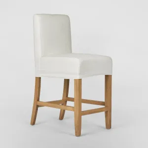 Slip Cover Only - Ville White (Counter Stool) by Florabelle Living, a Bar Stools for sale on Style Sourcebook
