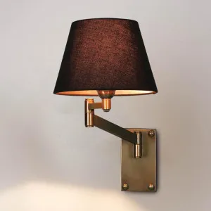 Oscar Wall Light Base Antique Brass by Emac & Lawton, a Wall Lighting for sale on Style Sourcebook