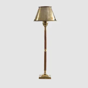 Nantucket Table Lamp Antique Brass and Dark Wood by Emac & Lawton, a Table & Bedside Lamps for sale on Style Sourcebook
