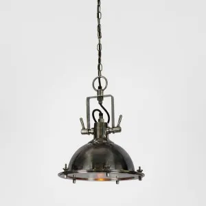 Bedford Ceiling Pendant Antique Silver by Emac & Lawton, a Pendant Lighting for sale on Style Sourcebook