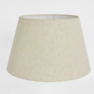 Linen Taper Lamp Shade XL Light Natural by Emac & Lawton, a Lamp Shades for sale on Style Sourcebook