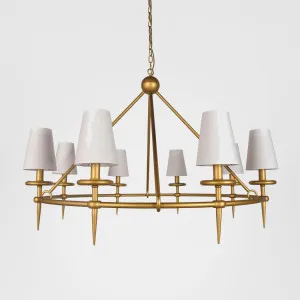 Waterloo Ceiling Pendant Gold by Emac & Lawton, a Chandeliers for sale on Style Sourcebook