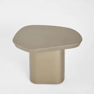 Plinth Coffee Table Brushed Nickel by MRD Home, a Coffee Table for sale on Style Sourcebook
