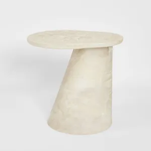 Cloud Resin Side Table White by MRD Home, a Coffee Table for sale on Style Sourcebook