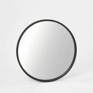 Palais Round Mirror Small Black by OneWorld Collection, a Mirrors for sale on Style Sourcebook