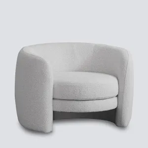 Cora ArmChair Vanilla Boucle by MRD Home, a Chairs for sale on Style Sourcebook