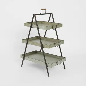 Three Tier Garden Tray Zinc by PERFECT PIECES, a Trays for sale on Style Sourcebook