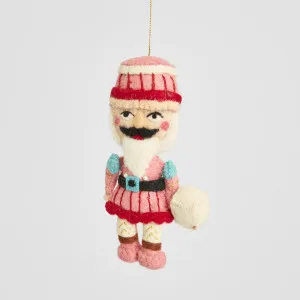 Caide Felt Nutcracker Hanging Decoration by Vixen & Velvet, a Christmas for sale on Style Sourcebook