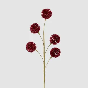 Glitter Pompom Spray Red by Vixen & Velvet, a Christmas for sale on Style Sourcebook