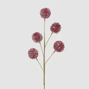 Glitter Pompom Spray Pink by Vixen & Velvet, a Christmas for sale on Style Sourcebook