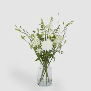 Dahlia Eucalyptus Mixed Arrangement in Vase 60cm by Florabelle Living, a Plants for sale on Style Sourcebook