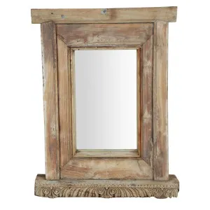 Ajantha Wooden Window Mirror Large by Florabelle Living, a Statues & Ornaments for sale on Style Sourcebook