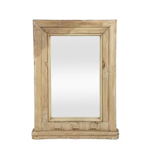 Ajantha Wooden Window Mirror Small by Florabelle Living, a Statues & Ornaments for sale on Style Sourcebook