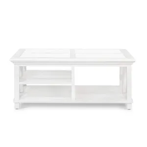 Sorrento Hamptons Square 120cm Coffee Table White by OneWorld Collection, a Coffee Table for sale on Style Sourcebook