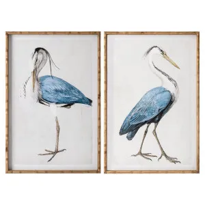 Trinity Beach Sea Birds Wall Art Set of 2 by OneWorld Collection, a Prints for sale on Style Sourcebook