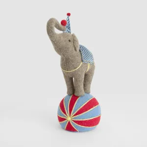 Carnival Balancing Elephant on Ball by Vixen & Velvet, a Christmas for sale on Style Sourcebook